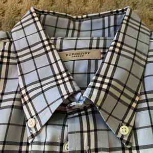MEN BURBERRY BUTTON DOWN SHIRT SIZE XL